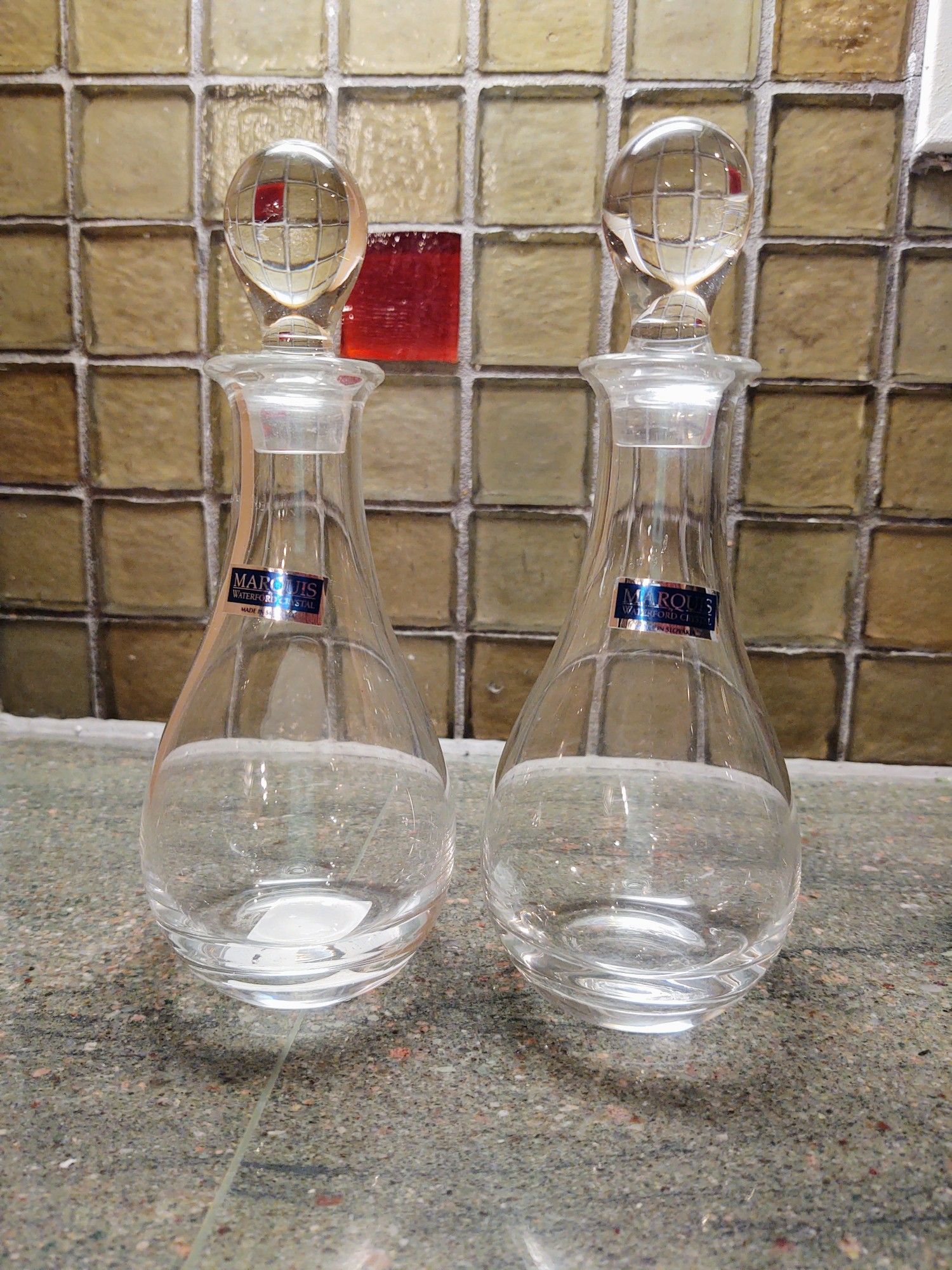 Vintage Waterford Crystal Cruets