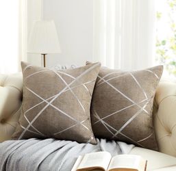 Decorative Couch Pillow Covers 12 x 20 Sofa Thick Cushion Pillow Covers Square