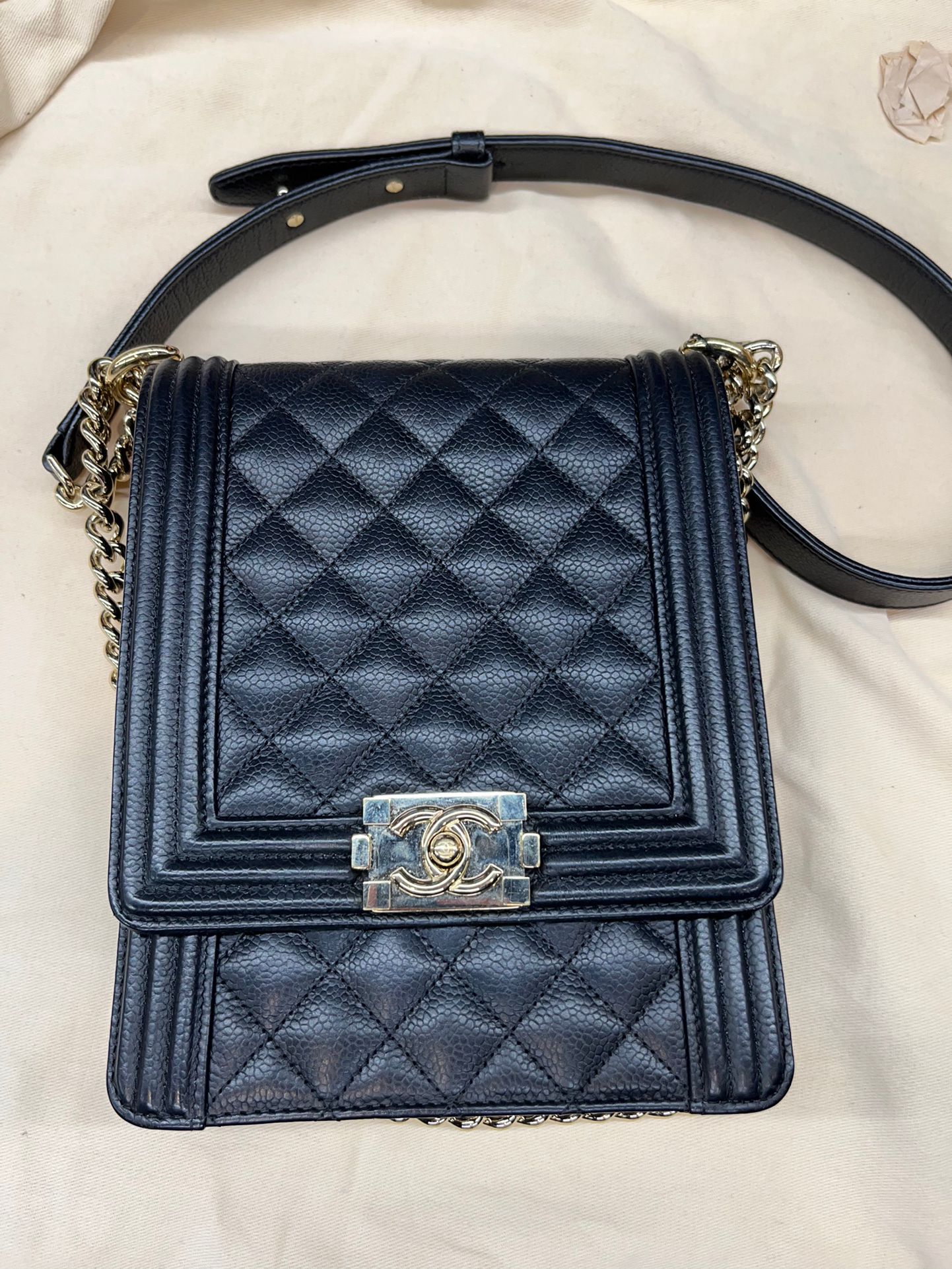 Chanel North/south Boy bag Pre-owned 