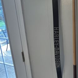 Studded Harley Davidson Belt W/ Flaming Shield Buckle