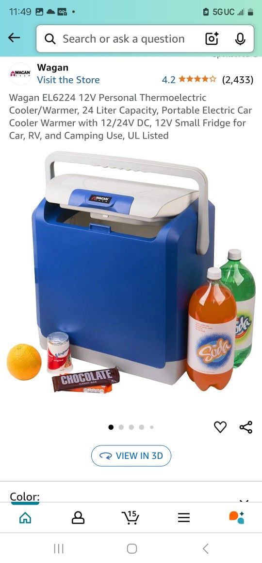 Electric cooler