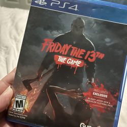 FRIDAY THE 13TH PS4 VIDEO GAME