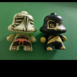 Star Wars Funko Blox Darth Vader and Stormtrooper Figures