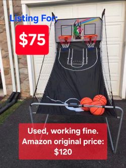 Giantex Foldable basketball arcade game portable.