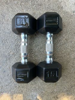 Hex Rubber dumbbells