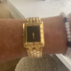 Gucci Watch Stainless Steel With Gold Plating