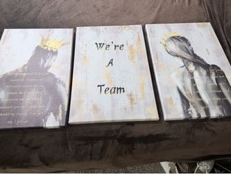 Wall art (yellow and black)