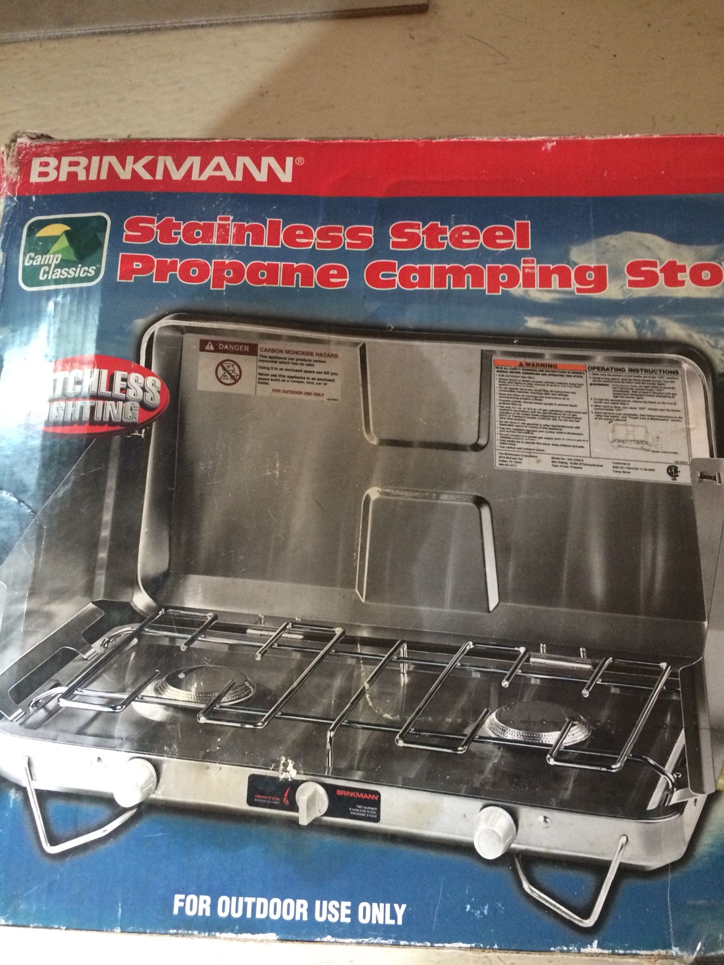 New brinkmann Stainless steel camping stove