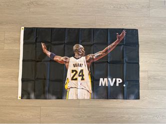 Kobe Bryant #24 MVP 3’ x 5’ Polyester Banner Flag