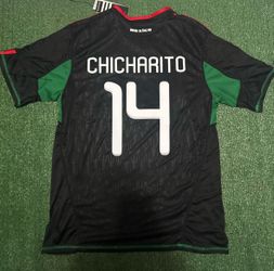 Vintage Adidas Javier Chicharito Hernández Retro México 2010 World Cup Soccer Jersey