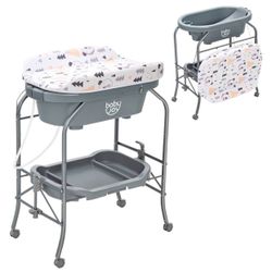 Baby Bathtub with Changing Table