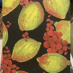 Lemon And Berries painting