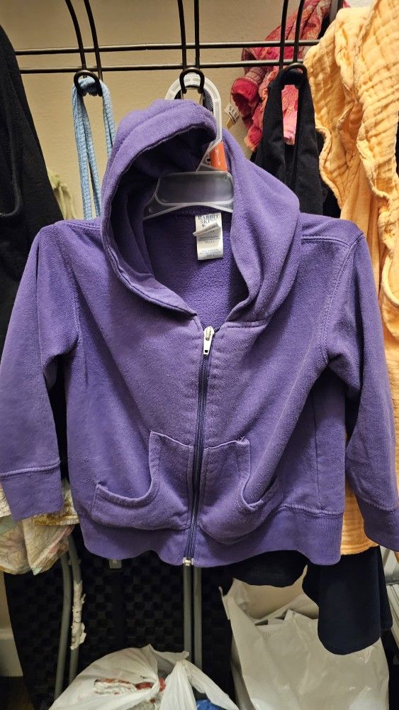 Purple Kids/toddler Warm Jacket, 3t
