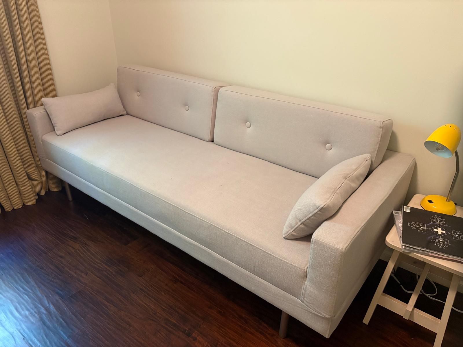 Blu dot One Night Stand Sleeper Sofa 80”