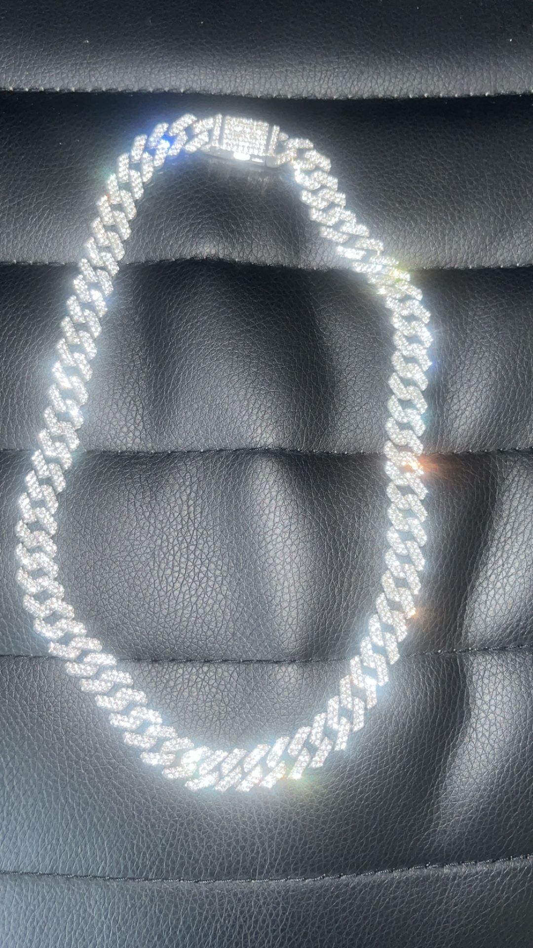 Diamond Cuban Link Chain 20 Inches