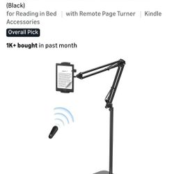 Floor Kindle Stand Holder With Page Turner