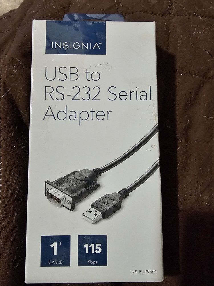 USB to RS-232 Serial Adapter
