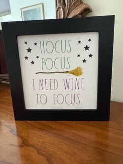 Rae Dunn hocus pocus sign
