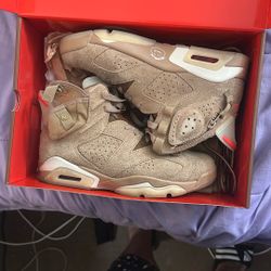 Travis Scott X Jordan 6 Size 7.5m