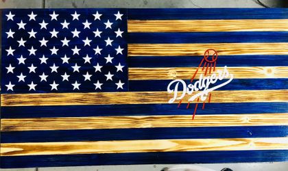 Wooden Flags . Custom 2 Sizes
