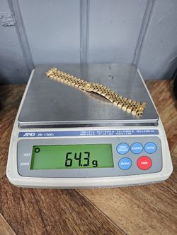 36mm Mens 18K Yellow Gold President Watch Band For Rolex 1803, 18028, 18038


