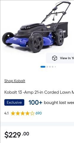 Kobalt electric lawn mower