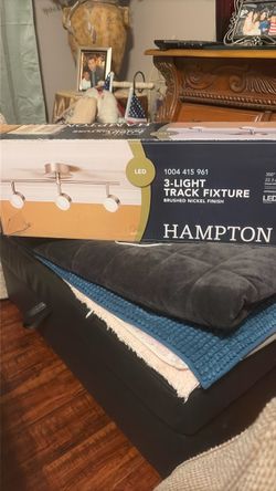 Hampton Bay 3-Light LED Track Fixture Brushed Nickel