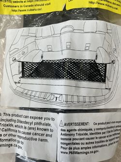 Subaru Forester Cargo Net