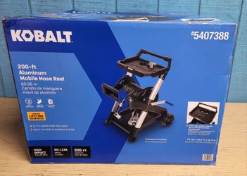 Kobalt 200-Ft Aluminum Mobile Hose Reel -BRAND NEW