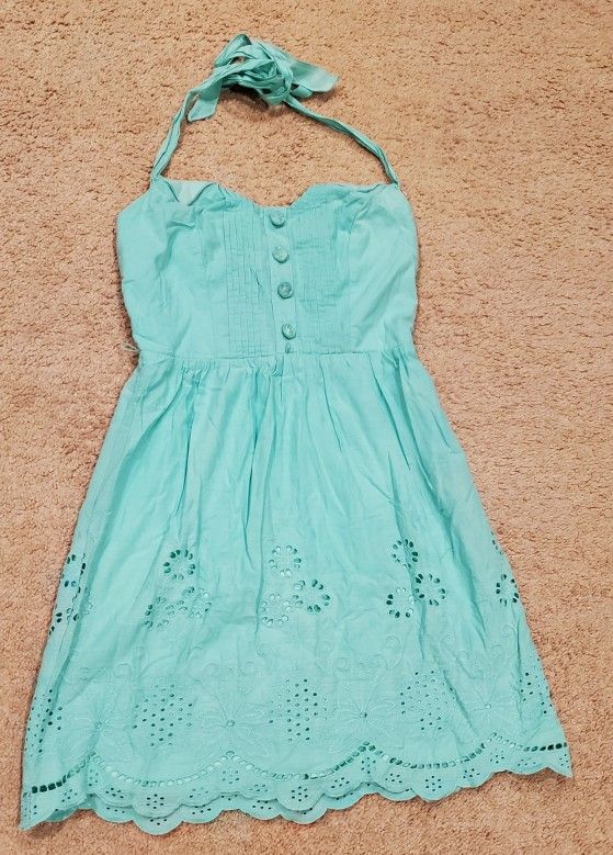 Charlotte Russe Green Summer Dress Size S