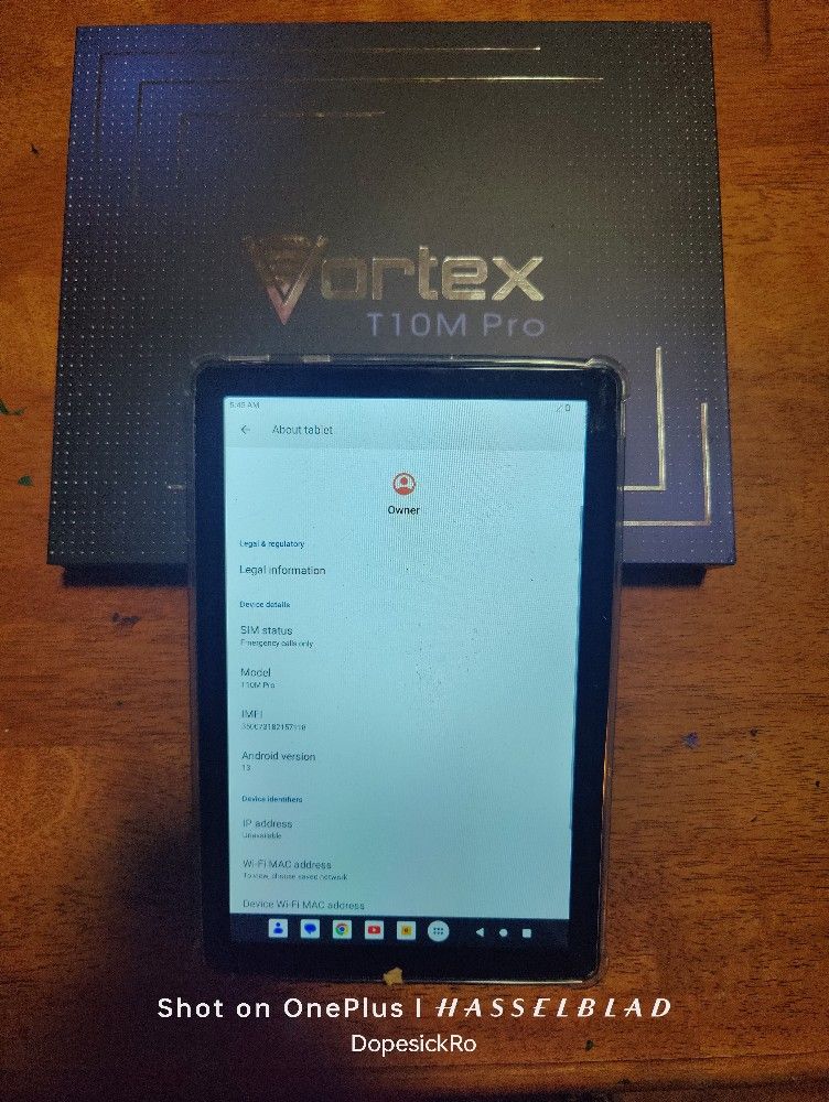 Vortex T10M Pro Tablet 