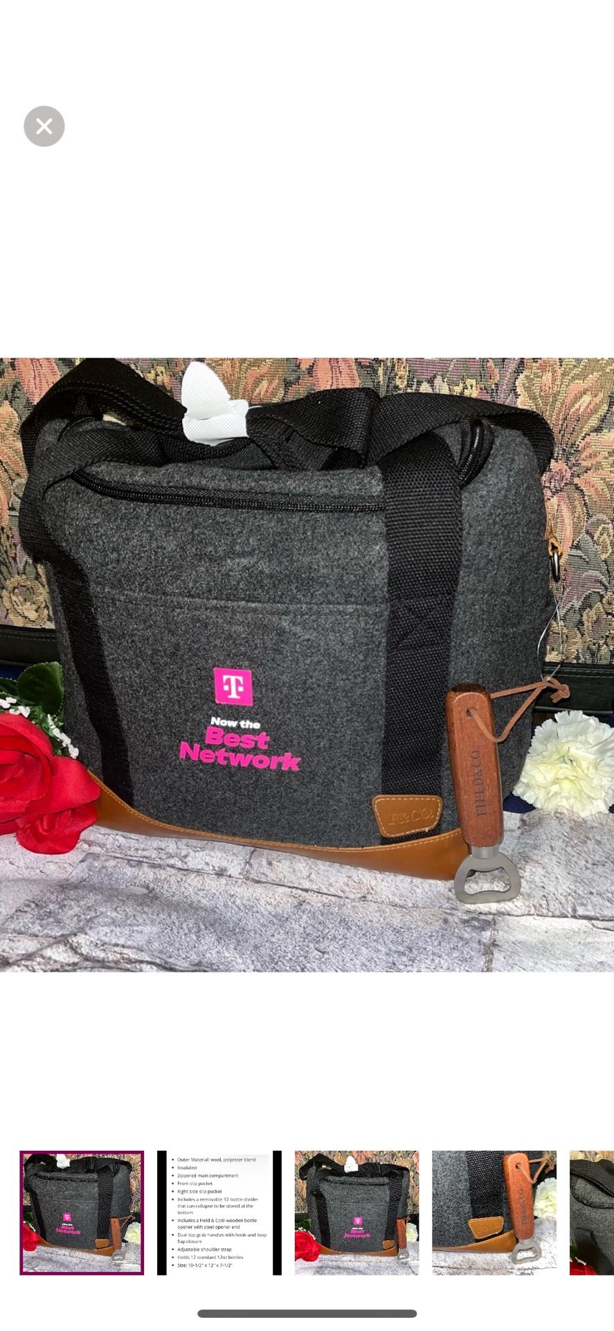 NEW Field & Co. Campster 12 Bottle Craft Cooler with Bottle Opener