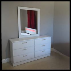 NEW DOUBLE DRESSER WITH MIRROR 😊 ASSEMBLED