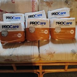 Pampers for adults, Size Large.  $8.00 each.