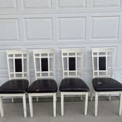 Set of 4 Kitchen Chairs 