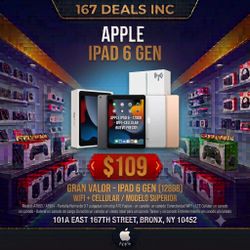Ipad 6 128gb wifi + cellular