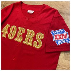 49ers Jersey Vintage Throwback RARE Mitchell And Ness Authentic