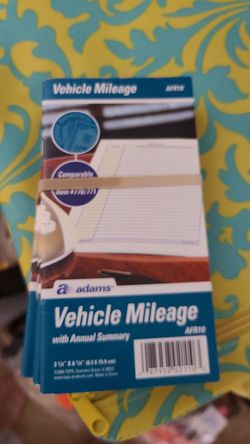 Vehicle mileage logs