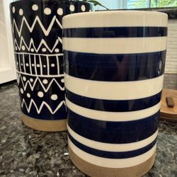 Set of Gallery Ceramic Storage Canisters