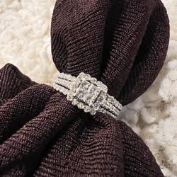 3 Ring Wedding Set 