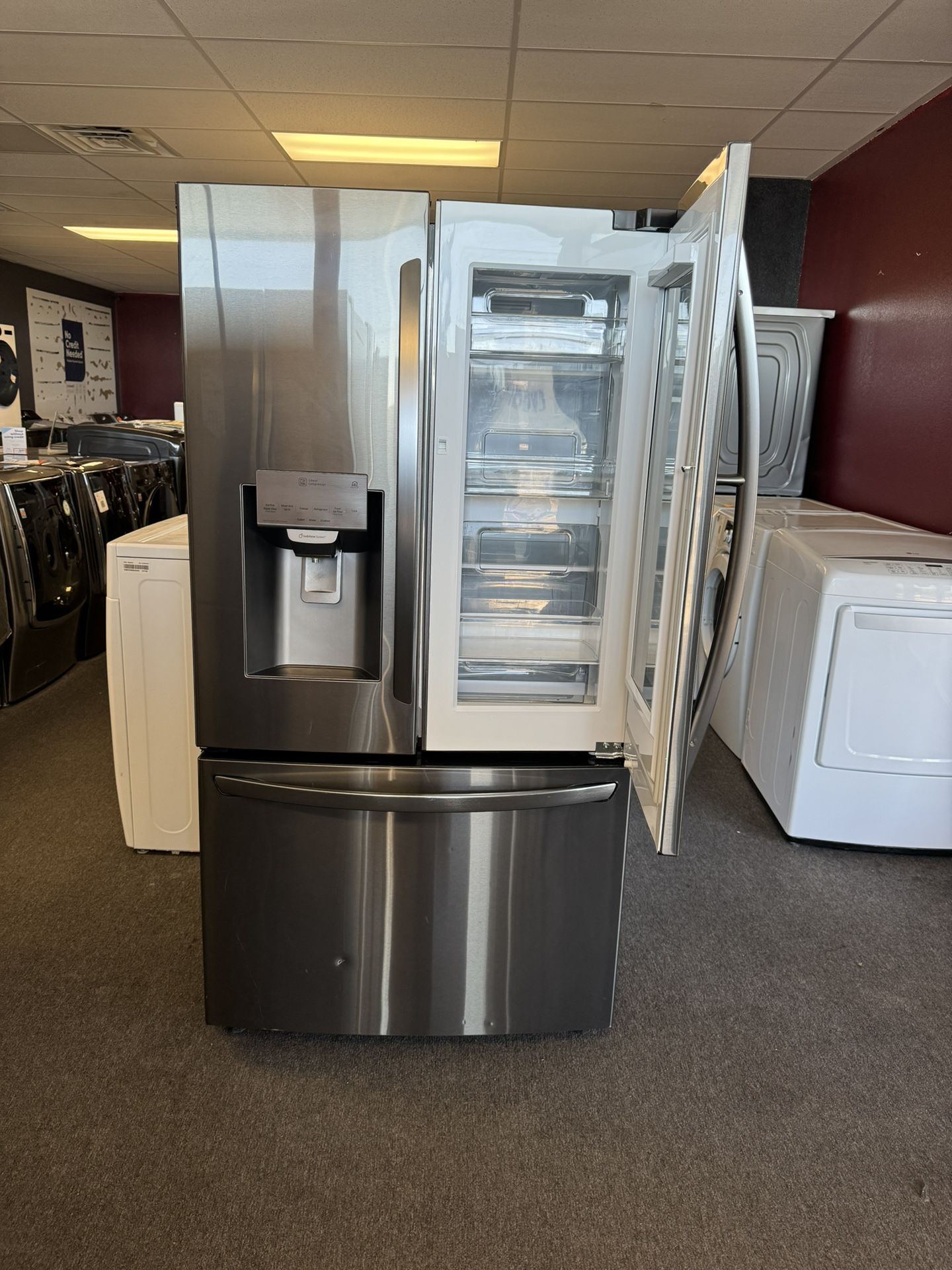 Beautiful LG Refrigerator Instaview Smart ThinQ 
