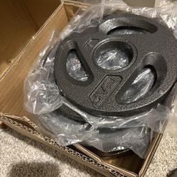 Weight Plates With Rod - Like New - Fire Sale
