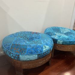 2 Sturdy Floor Cushion Chair