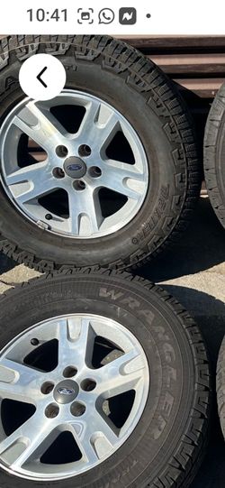 Ford ranger  rims with tire