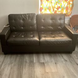 Dark Brown Couch 