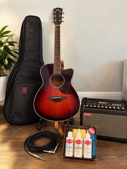 Yamaha Acoustic-Electric Guitar Bundle