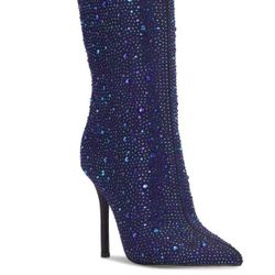 Jessica Simpson Midnight Blue Thigh-High Boots