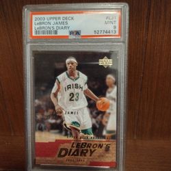 2003 Upper Deck Lebron's Diary Lebron James Card