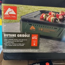 Ozark Trail Butane Griddle 7.650 BTU