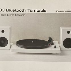 Victrola  EP Bluetooth  Turntable With 50 Watt Stereo Speakers